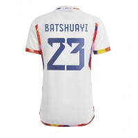 Belgicko Michy Batshuayi #23 Vonkajší futbalový dres MS 2022 Krátky Rukáv